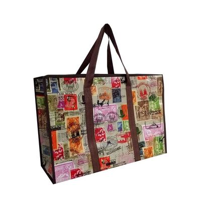 品質  CMYK 180g Non Woven Shopping Bag Custom Non Woven Bags For Shopping With Folding Handle 工場