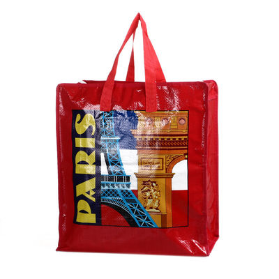 品質  Laminated Paris Design PP Woven Shopping Bag Laminated Pp Woven Bag 工場