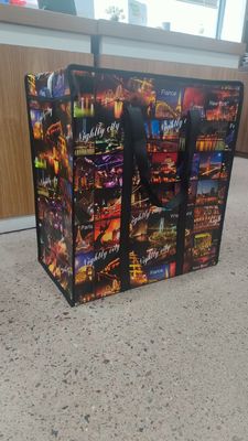 環境に優しいインク カスタムPP織ショッピングバッグ 10kg容量